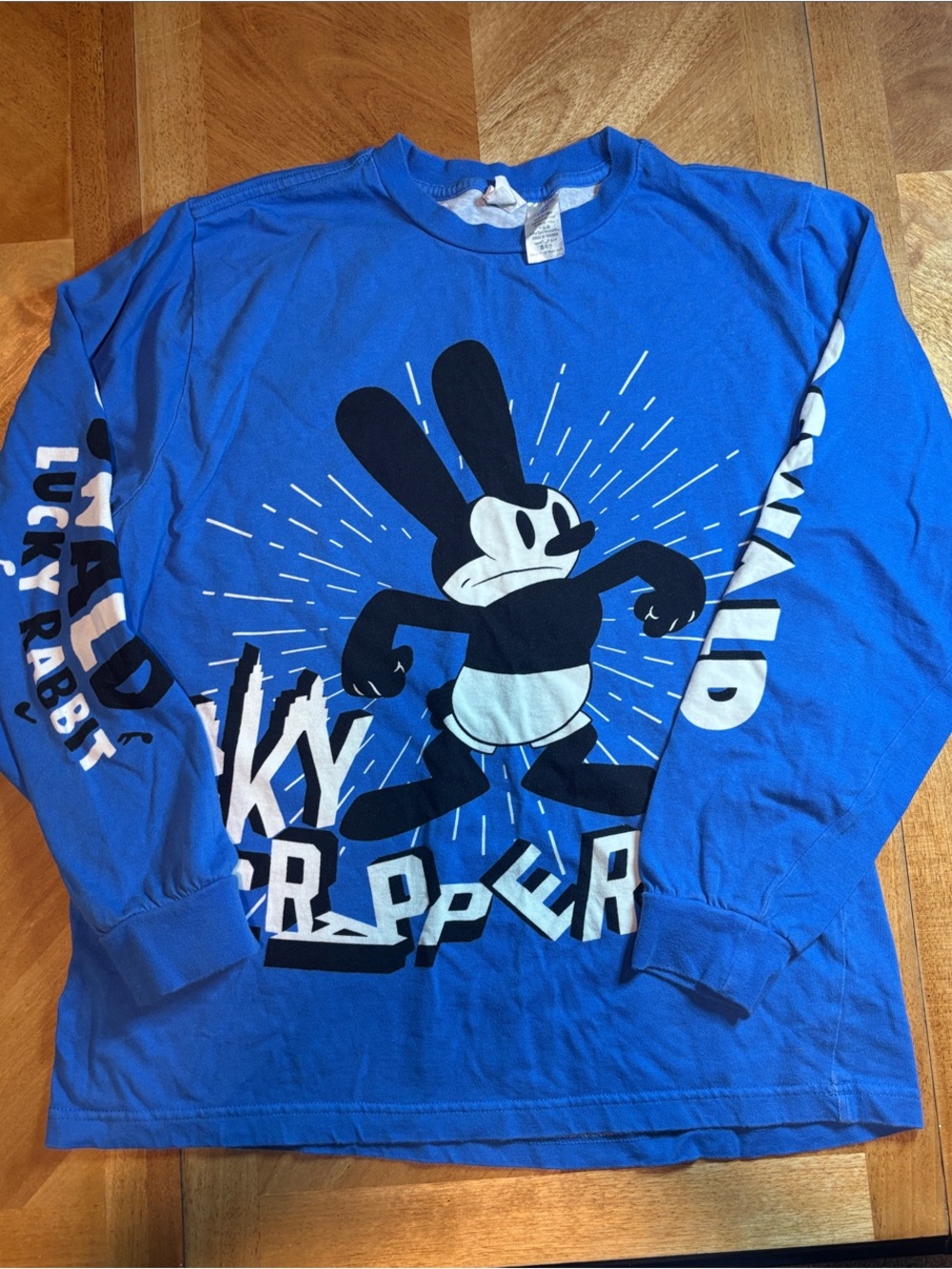 Disney Oswald Bright Blue Long-Sleeve Tee